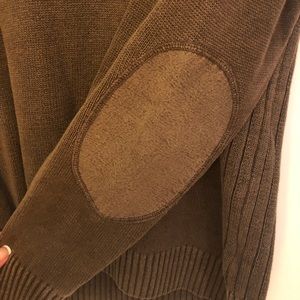 Men’s Structure Premium sweater w/elbow patches, size Medium